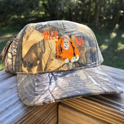 Orangutan Embroidered Hat