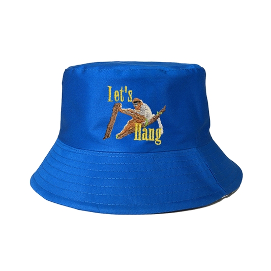 Golden Snub Embroidered Bucket Hat