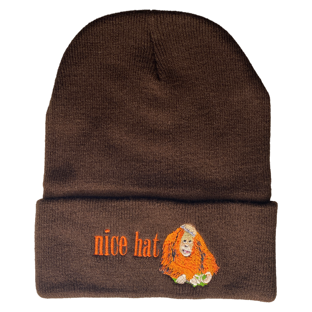 Orangutan Nice Beanie – Monkey Jungle Brand