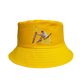 Golden Snub Embroidered Bucket Hat